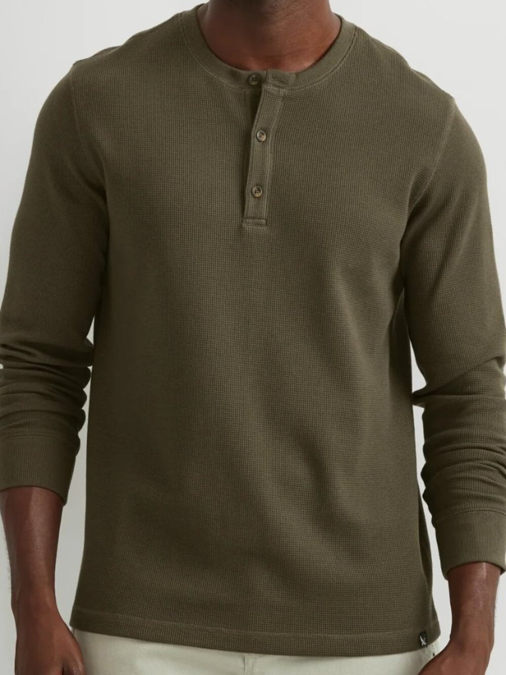 Eddie Bauer Eddie's Favorite Thermal Henley Shirt NWT